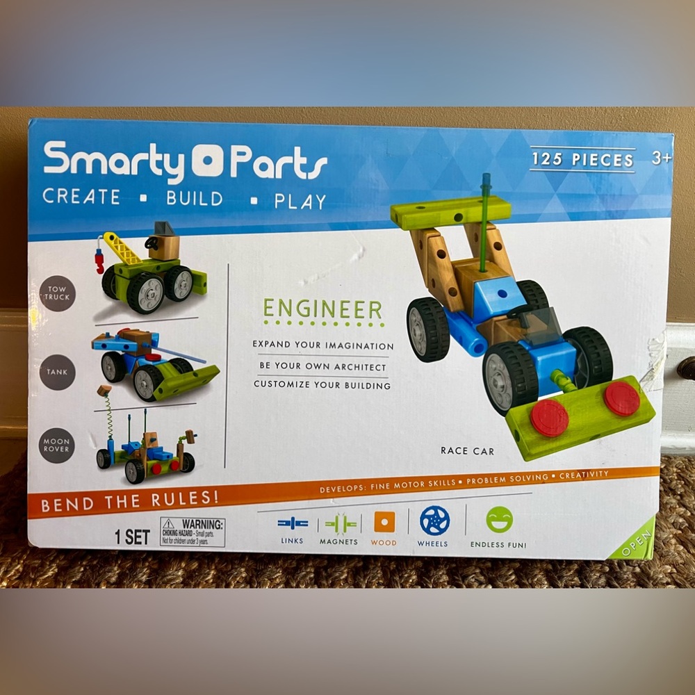 NEW Blip Smarty Parts Engineer Set Engineer Set 125 Pieces Ages 3+